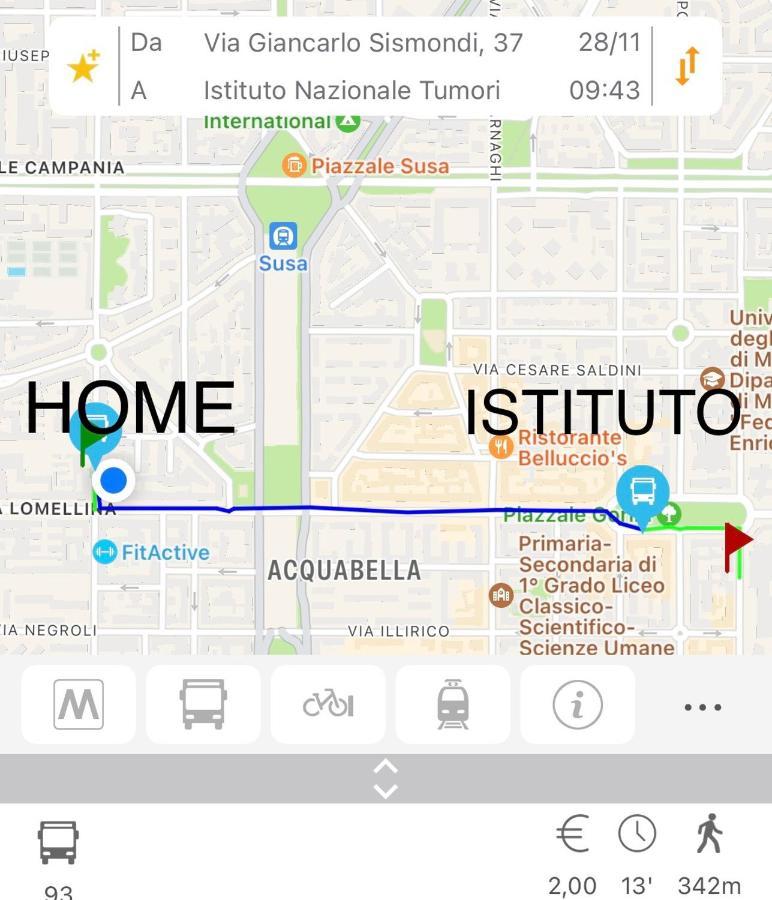 Sismondi Top Apt Milano Esterno foto